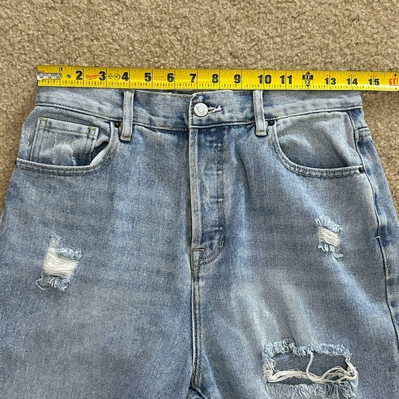 Pacsun Women’s Size 28 High Rise Straight Leg Distressed Jeans - Picture 10 of 10